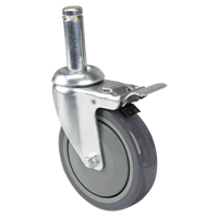 Caster for Chromate Wire Shelving Action Paper