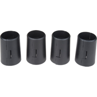 Manchons fendus pour &eacute;tag&egrave;re en treillis chromat&eacute; Action Paper