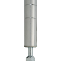 Pieds de nivellement pour &eacute;tag&egrave;re en treillis chromat&eacute; Action Paper