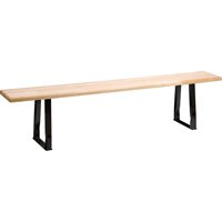Banc pour vestiaire, Bois, 48" lo x 9-1/4" la x 16-1/2" h Action Paper