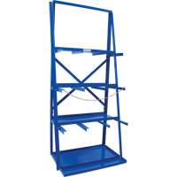 R&acirc;telier de rangement pour barre, Vertical, 3 Niveaux, 36" la x 24" p x 84" h, 3000 lb Cap. Action Paper