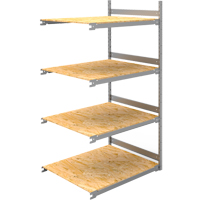 &eacute;tag&egrave;re-classeur de grande largeur, Acier, 4 Tablettes, 42" la x 32" p x 84" h, Ensemble Ajout Action Paper