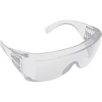 Lunettes pour visiteurs, Lentille Transparent, Anti-&eacute;gratignures/Polaris&eacute;, ANSI Z87+/R&eacute;pond ou surpasse la norme CSA Z94.3 Action Paper