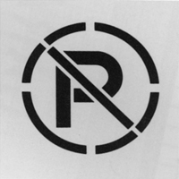 Pochoirs de symboles de s&eacute;curit&eacute;, Anglais, 15,5" x 15,5" Action Paper