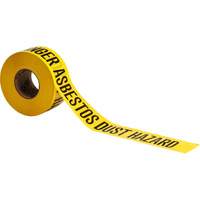 Ruban pour barricade, Anglais, 3" la x 200' lo, 3 mils, Noir sur jaune Action Paper
