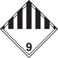 Miscellaneous Danger TDG Shipping Labels, 4" L x 4" W, Black on White SAG884 | Action Paper