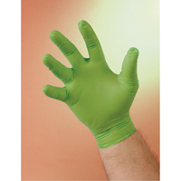 N-Dex&reg; Gloves, Small, Nitrile, 4-mil, Powder-Free, Green Action Paper