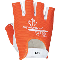 Vibrastop Half-Finger Vibration-Dampening Gloves, Size Medium, Goatskin Palm Action Paper
