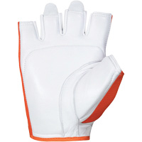 Vibrastop Half-Finger Vibration-Dampening Gloves, Size Medium, Goatskin Palm Action Paper