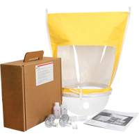 FT-30 Fit Test Kit with Testing Solution, Qualitative, Bitter Testing Solution Action Paper