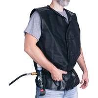 Vortex Cooling Vest with Plastic Cooler, Large, Black Action Paper