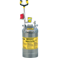 Self-Contained Eyewash Station, Pressurized, 13 gal. Capacity, Meets ANSI Z358.1 Action Paper