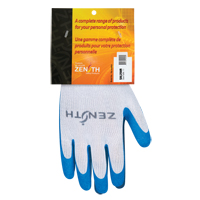 Gants enduits tricot&eacute; sans couture en caoutchouc naturel, 2T-Grand, R&ecirc;vetement Latex de caoutchouc, Calibre 10, Enveloppe en Polyester/Coton Action Paper
