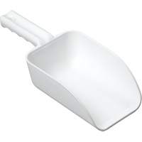 Small Hand Scoop, Plastic, White, 32 oz. SAL491 | Action Paper