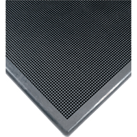 Sanitizing Footbath Mat No. 222, Rubber, 2' W x 2-2/3' L x 1/2" Thick, Black Action Paper