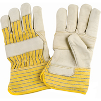 Winter-Lined Patch-Palm Fitters Gloves, X-Large, Grain Cowhide Palm, Cotton Fleece Inner Lining Action Paper
