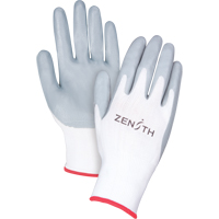 Gants l&eacute;gers enduits et respirants, 7/Petit, R&ecirc;vetement Mousse de nitrile, Calibre 13, Enveloppe en Polyester Action Paper