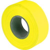 Rubans pour signalisation, 1,2" la x 150' lo, Jaune fluorescent Action Paper