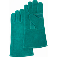 Gants de soudeur de premi&egrave;re qualit&eacute;, Cuir de vache refendu, Taille Grand Action Paper