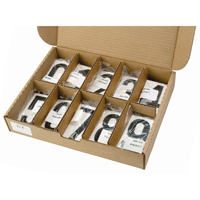 Num&eacute;ros autocollants, 0 &agrave; 9, 3-1/2" h, Noir sur blanc Action Paper