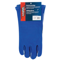 Gants de soudage &agrave; pouce & paume doubles, Cuir de vache refendu, Taille Grand Action Paper