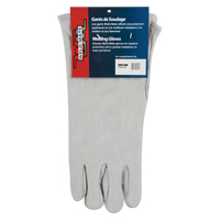 Gants de soudeur d'usage standard, Cuir de vache refendu, Taille Grand Action Paper