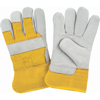 Premium Winter-Lined Fitters Gloves, X-Large, Split Cowhide Palm, Foam Fleece Inner Lining Action Paper