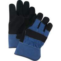 Superior Warmth Winter-Lined Fitters Gloves, X-Large, Split Cowhide Palm, Thinsulate Inner Lining Action Paper