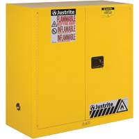 Armoires Sure-Grip EX pour produits inflammables, 30 gal., 2 Porte(s), 43" La x 44" h x 18" p Action Paper
