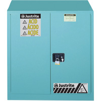 Armoires de s&eacute;curit&eacute; pour acides & produits corrosifs avec doublure ChemCor, 30 gal., 43" x 44" x 18" Action Paper