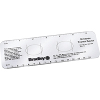 Eyewash Test Gauges Action Paper
