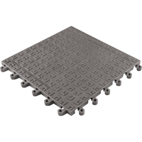 ErgoDeck&reg; Soft No. 566 Matting, PVC, 1-1/2' W x 1-1/2' L, 7/8" Thick, Charcoal Action Paper