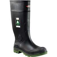 Enduro All Season Industrial Boots, Rubber, Steel Toe, Size 8, Puncture Resistant Sole Action Paper