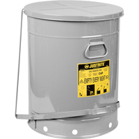 Contenants pour d&eacute;chets huileux, Homologu&eacute; FM/List&eacute; UL, 21 gal. US, Argent Action Paper