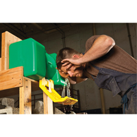 Eyewash Station, Gravity-Fed, 9 gal. Capacity, Meets ANSI Z358.1 Action Paper