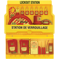 Postes de verrouillage de luxe, Cadenas Thermoplastique, Capacit&eacute; de 32, Cadenas Compris Action Paper