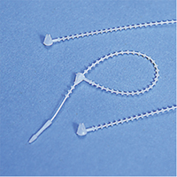 Beaded Nylon Ties Action Paper