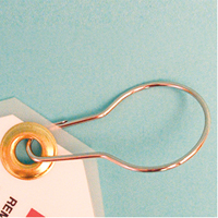 Snap Hook Loop Tag Fastener Action Paper