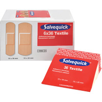 Salvequick&reg; Bandage Dispensing Systems Refills, Rectangular/Square, Fabric, Sterile Action Paper