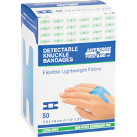 Bandages, Knuckle, 3", Fabric Metal Detectable, Sterile Action Paper