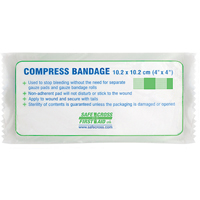Compress (Pressure) Bandages - Sterile, 4-1/4" L x 3-1/2" W Action Paper