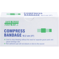 Compress (Pressure) Bandages, 4" L x 4" W Action Paper