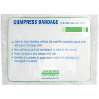 Large Compress Bandage, 15" L x 4-1/2" W Action Paper