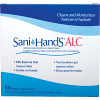 Sani-Hands<sup>®</sup> ALC Antimicrobial Hand Wipes, Packet SAY434 | Action Paper