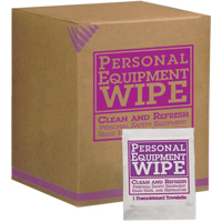 Personal Equipment Wipes, 100 Wipes, 8-3/16" x 5-1/4" SAY553 | Action Paper