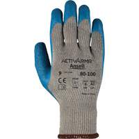 ActivArmr&reg; 80-100 Gloves, 9/Large, Rubber Latex Coating, 10 Gauge, Polyester/Cotton Shell Action Paper