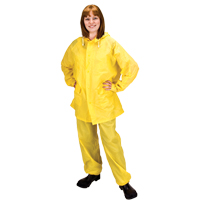 RZ300 Rain Suit, PVC, Small, Yellow Action Paper