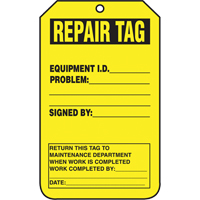 Inspection Tags, Cardstock, 3-1/8" W x 5-7/8" H, English Action Paper