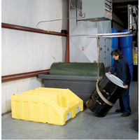 The Poly-Rack System - Poly-Racker, 49" L x 53" W x 23" H, 102 US gal. Capacity Action Paper