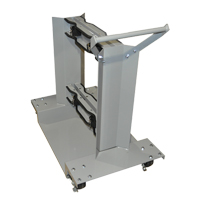Mobile Cylinder Supports, Polyolefin Wheels, 24" W x 40" L Base, 1600 lbs. SB865 | Action Paper